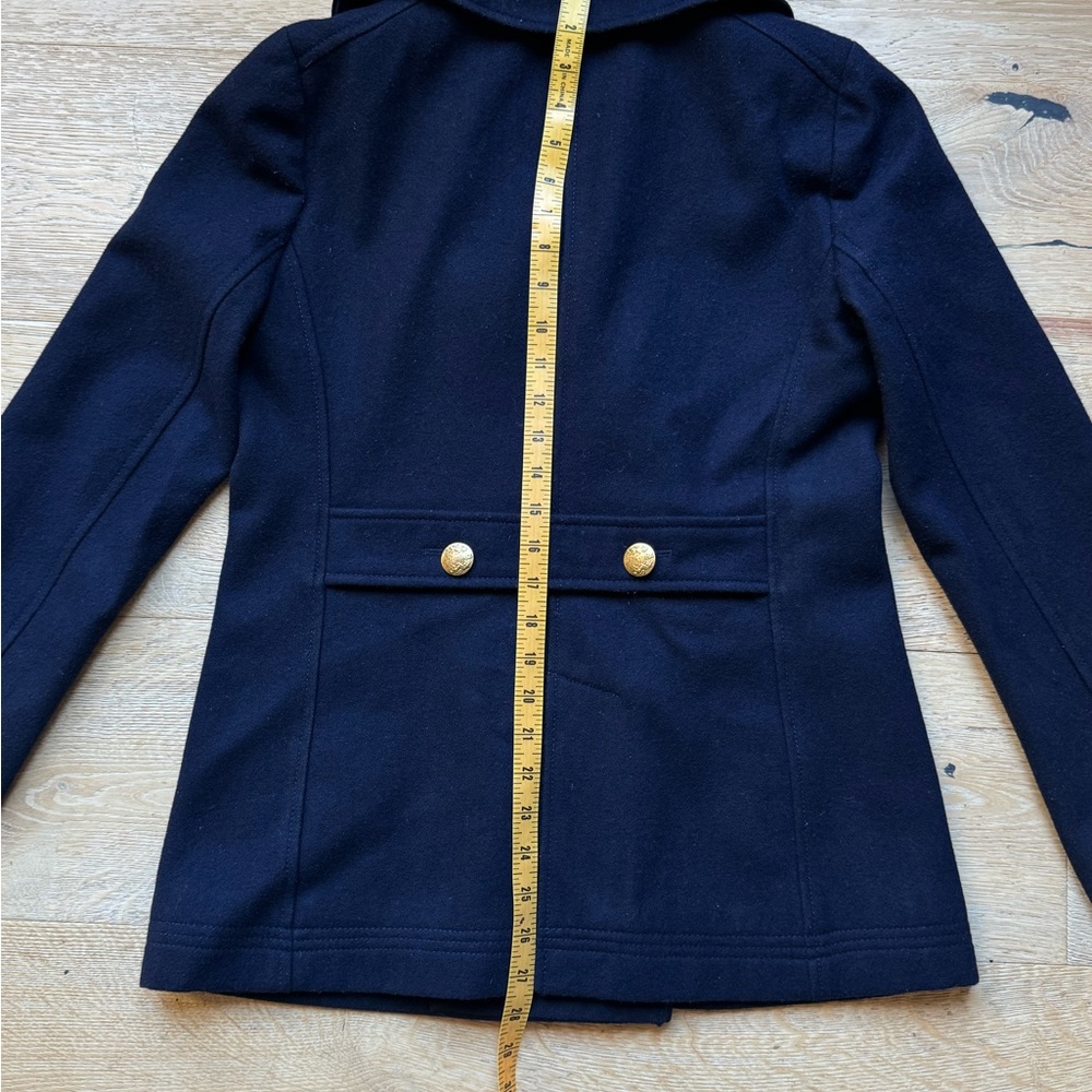 🔥CLASSIC NAVY PEA COAT🔥sz 6 JCREW price firm! - Picture 11 of 12